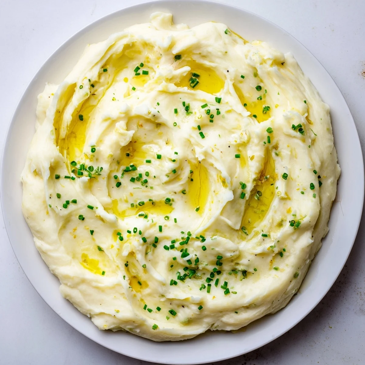 Deliciously fluffy Creamy Garlic Mashed Potatoes, richly flavored, made with roasted garlic and creamy dairy ingredients.