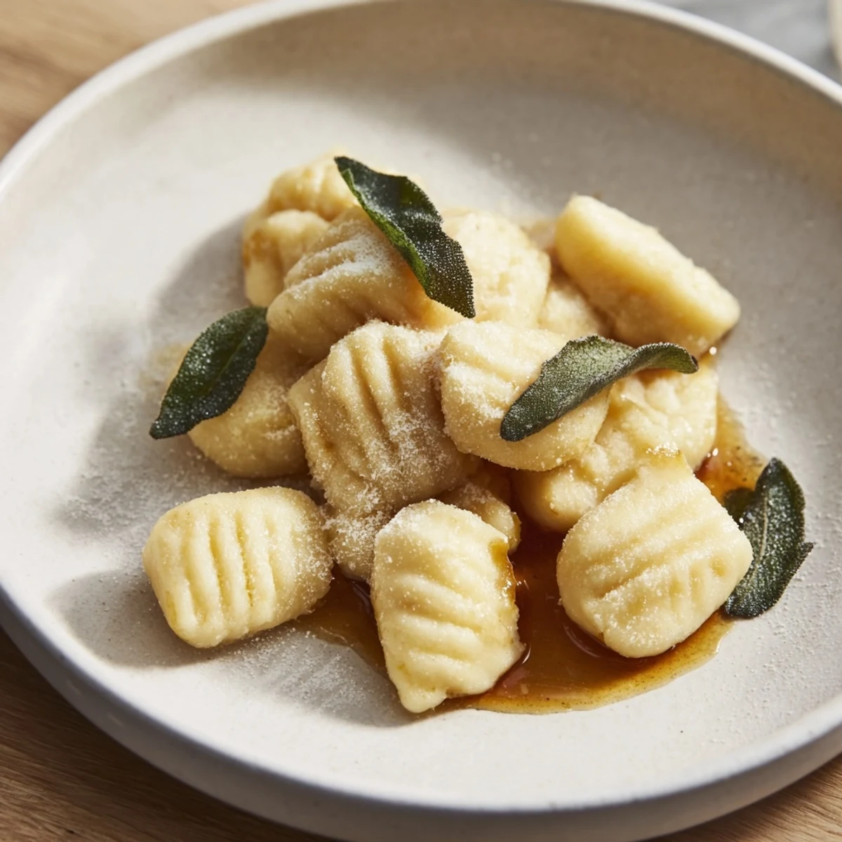 Freshly made Homemade Potato Gnocchi, a soft, pillowy texture promising delicious Italian comfort food.