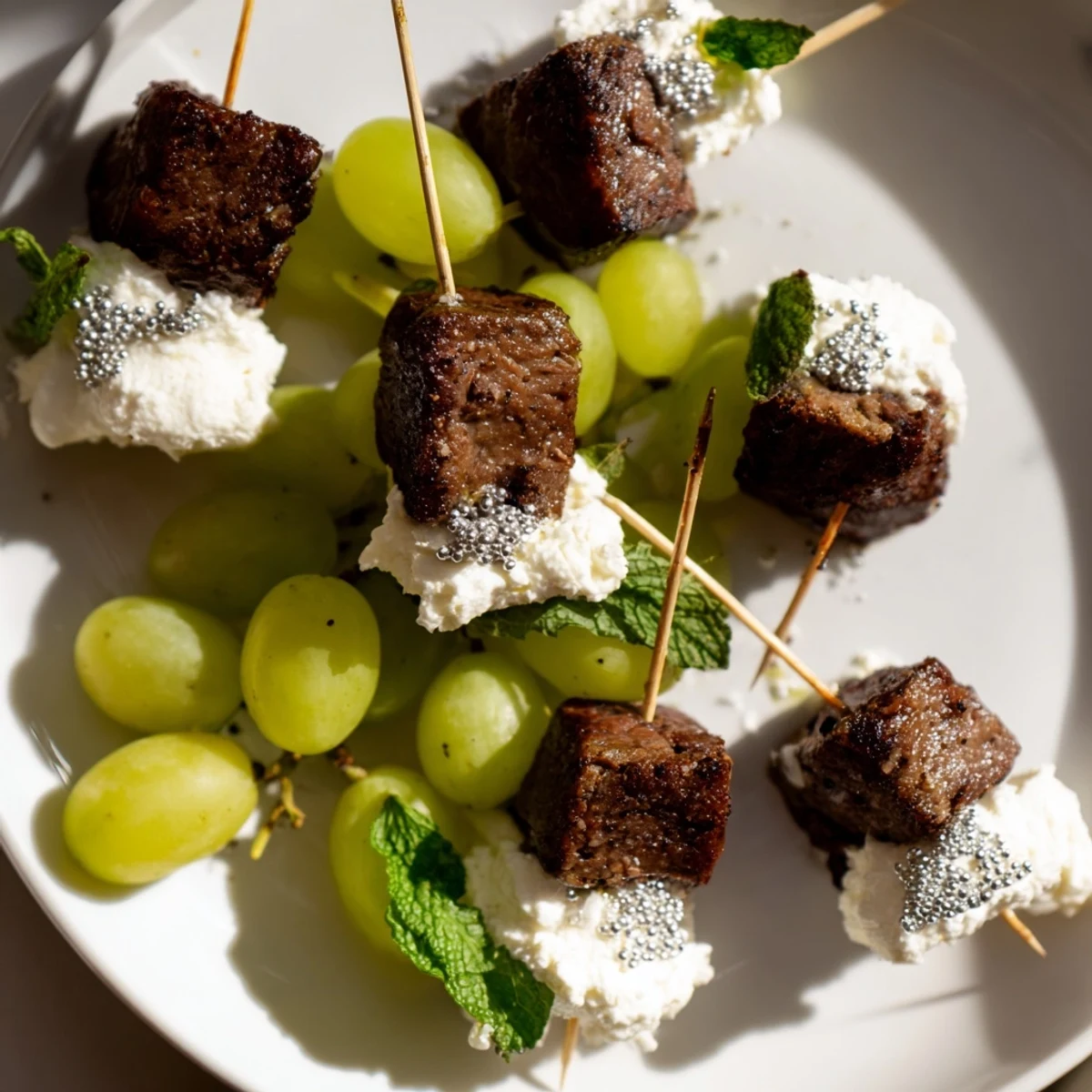 A delightful view of a Fluffy Clouds Lamb Baby Shower Board with colorful vegetables and creamy cheese.