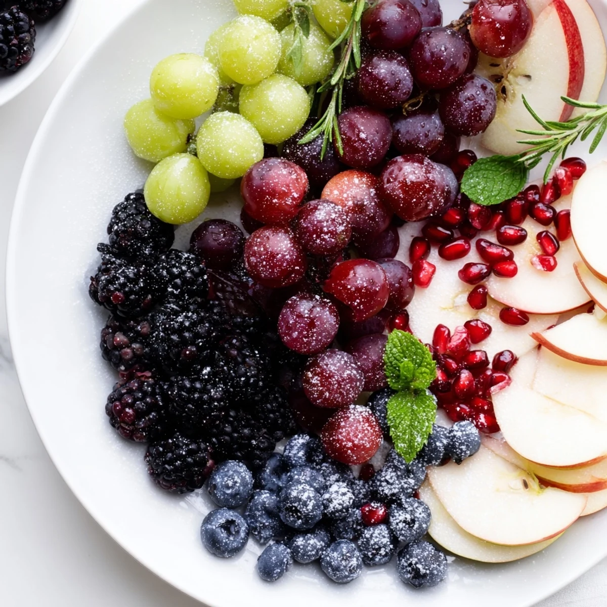 This simple Winter Berry Wreath Fruit Board holds juicy berries and kiwi, a beautiful and healthy appetizer.