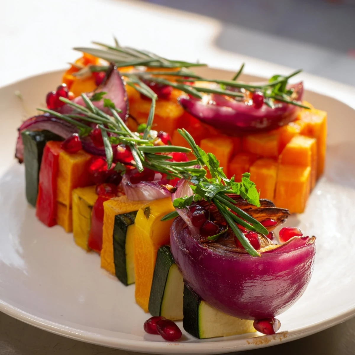 Savory Christmas Present Veggie Crates, a gluten-free and vegetarian holiday side dish, beautifully presented and flavorful.