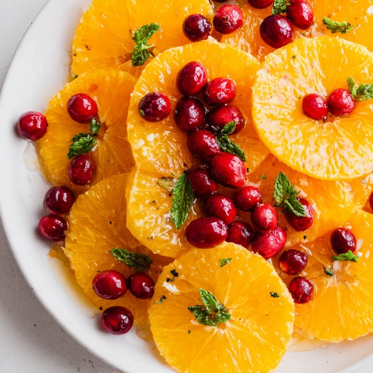 Winter Fruit Orange Cranberries
