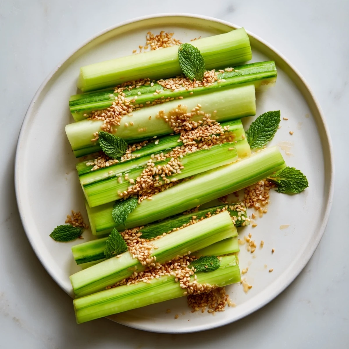 Enjoy The Bamboo Zen; cool, refreshing, minimalist appetizer perfect for a light, healthy meal.