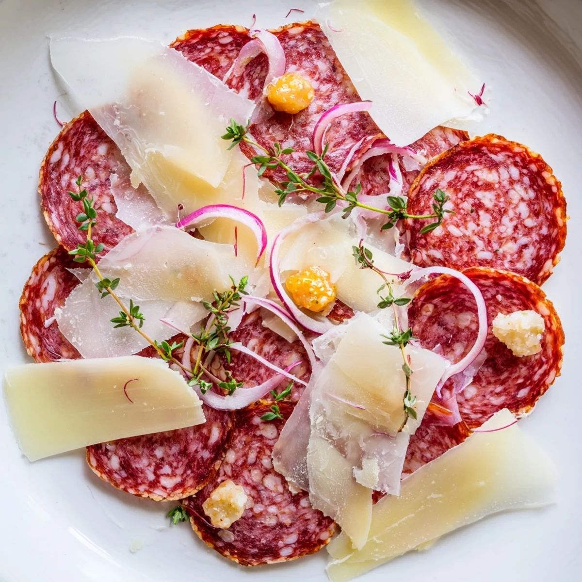 A visually rich charcuterie board with The Burlap & Lace, offering savory meats and delicate cheeses.