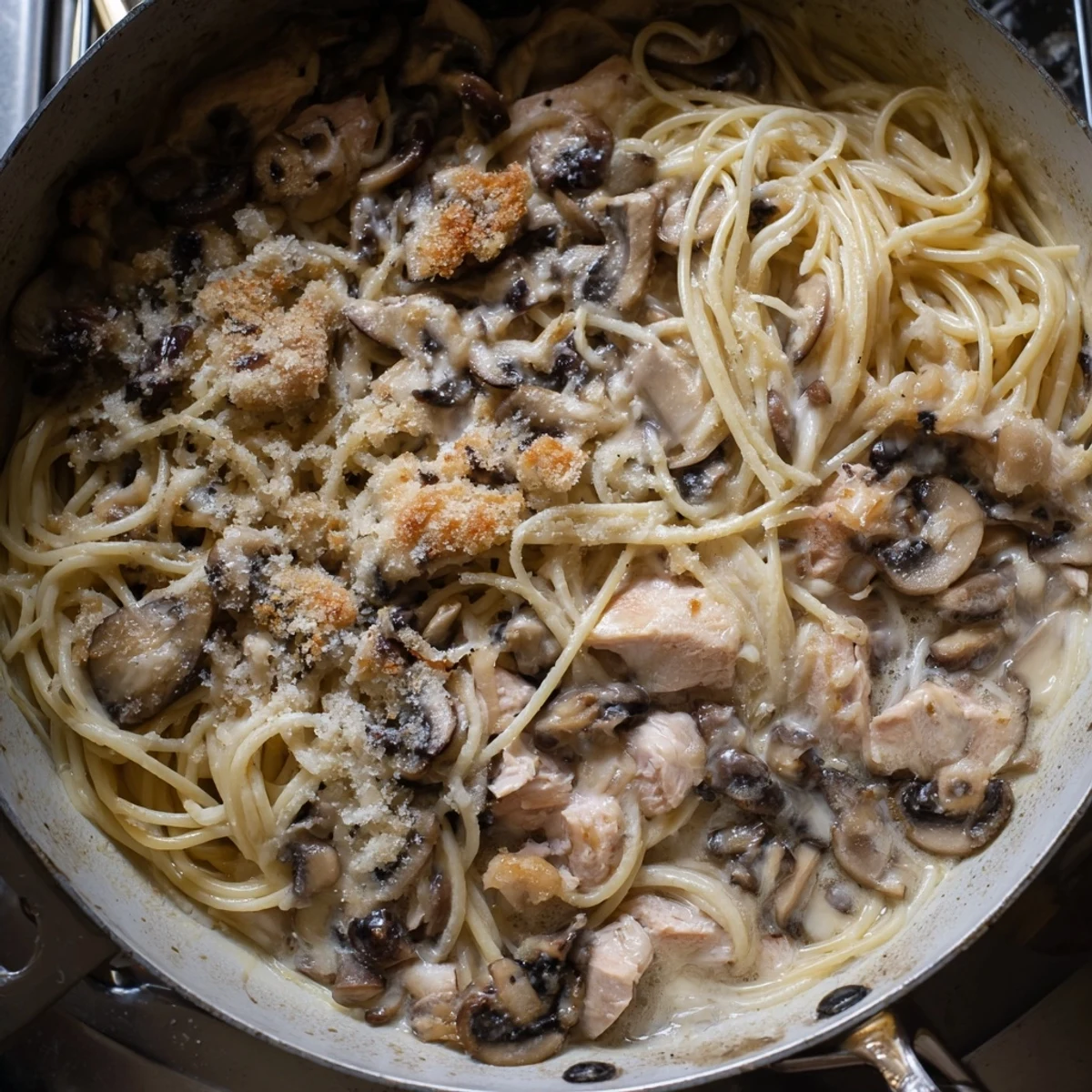 Turkey Tetrazzini with Wine