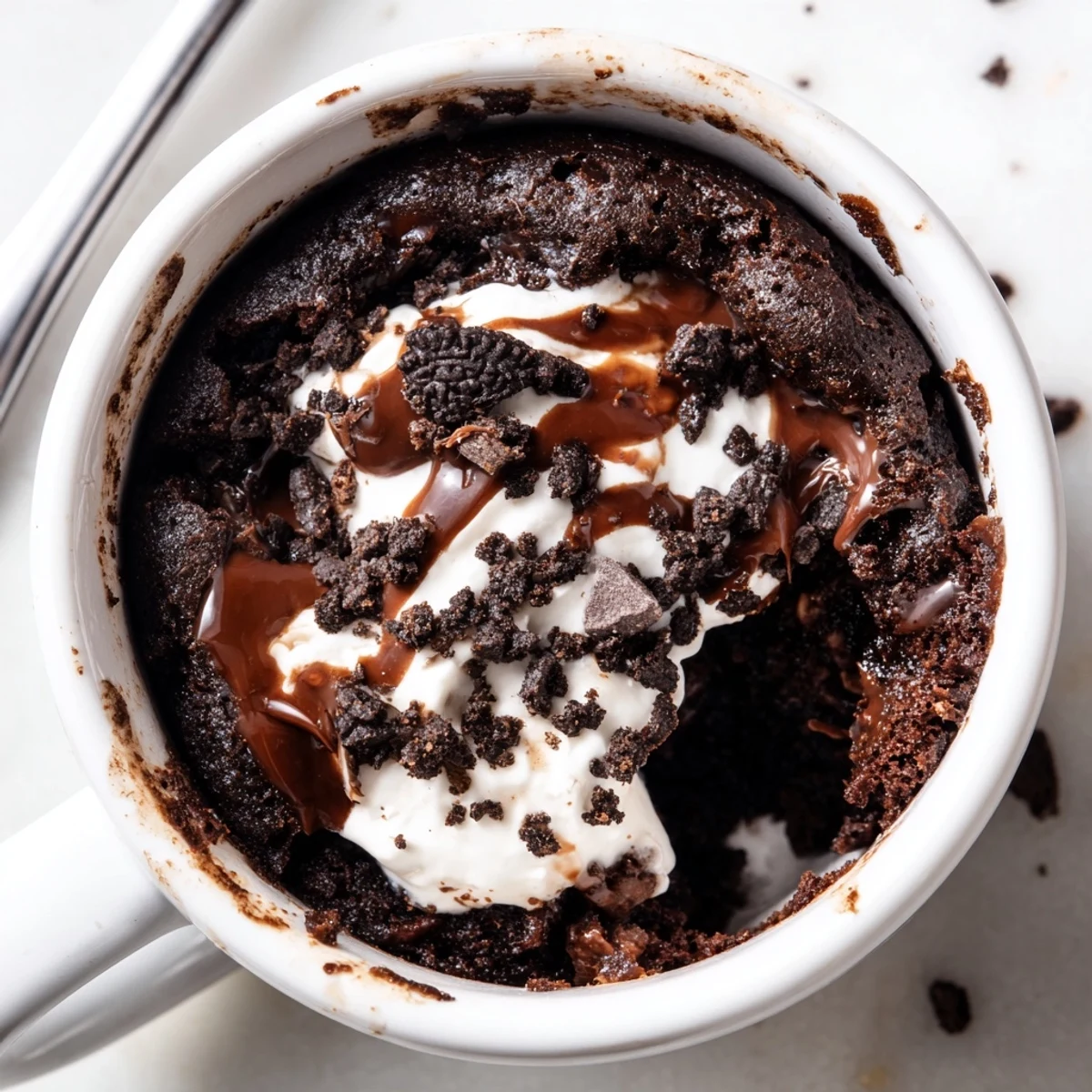 Oreo Mug Chocolate Cake