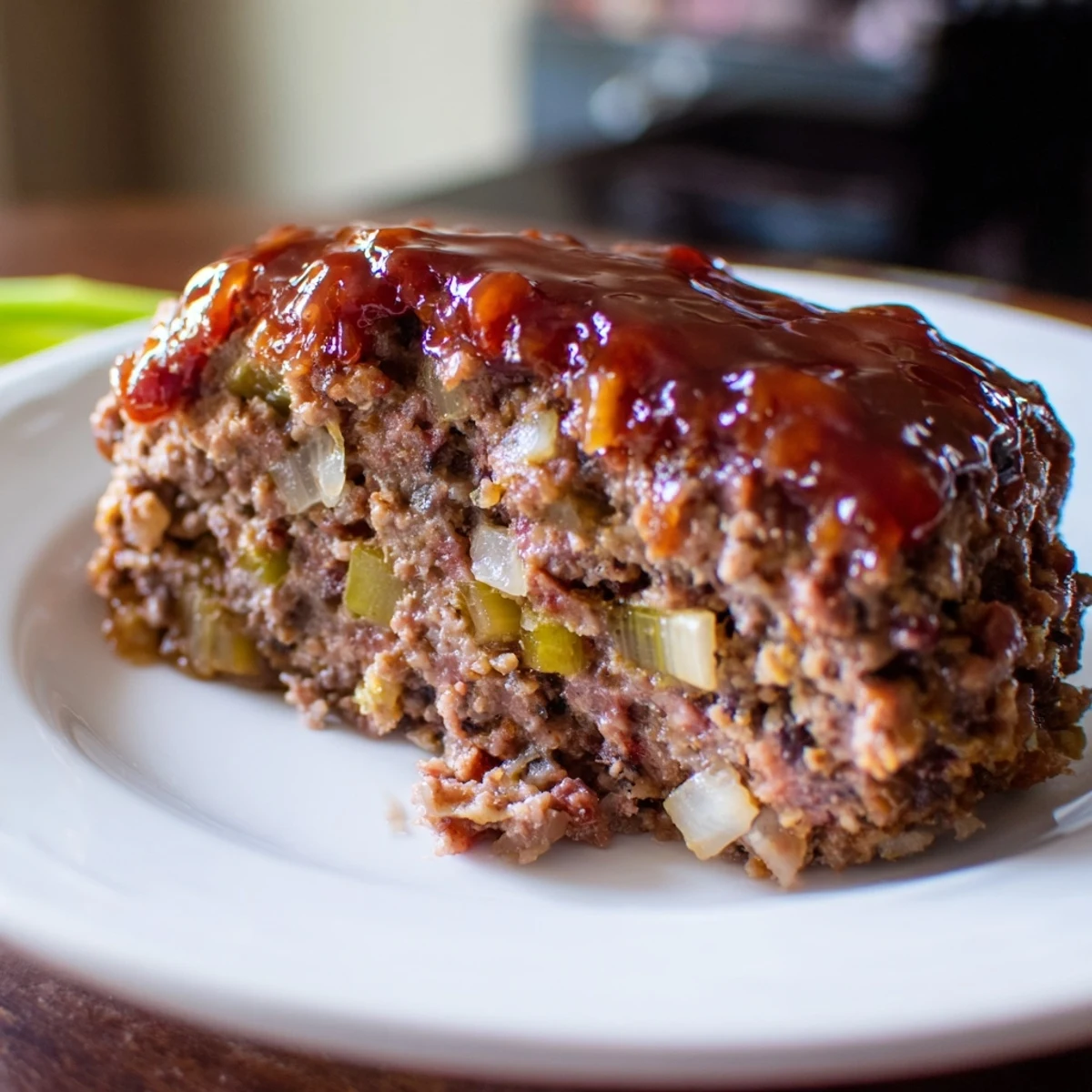 Close-up of baked mini meatloaf bites, perfectly formed and glazed, a comforting American classic.
