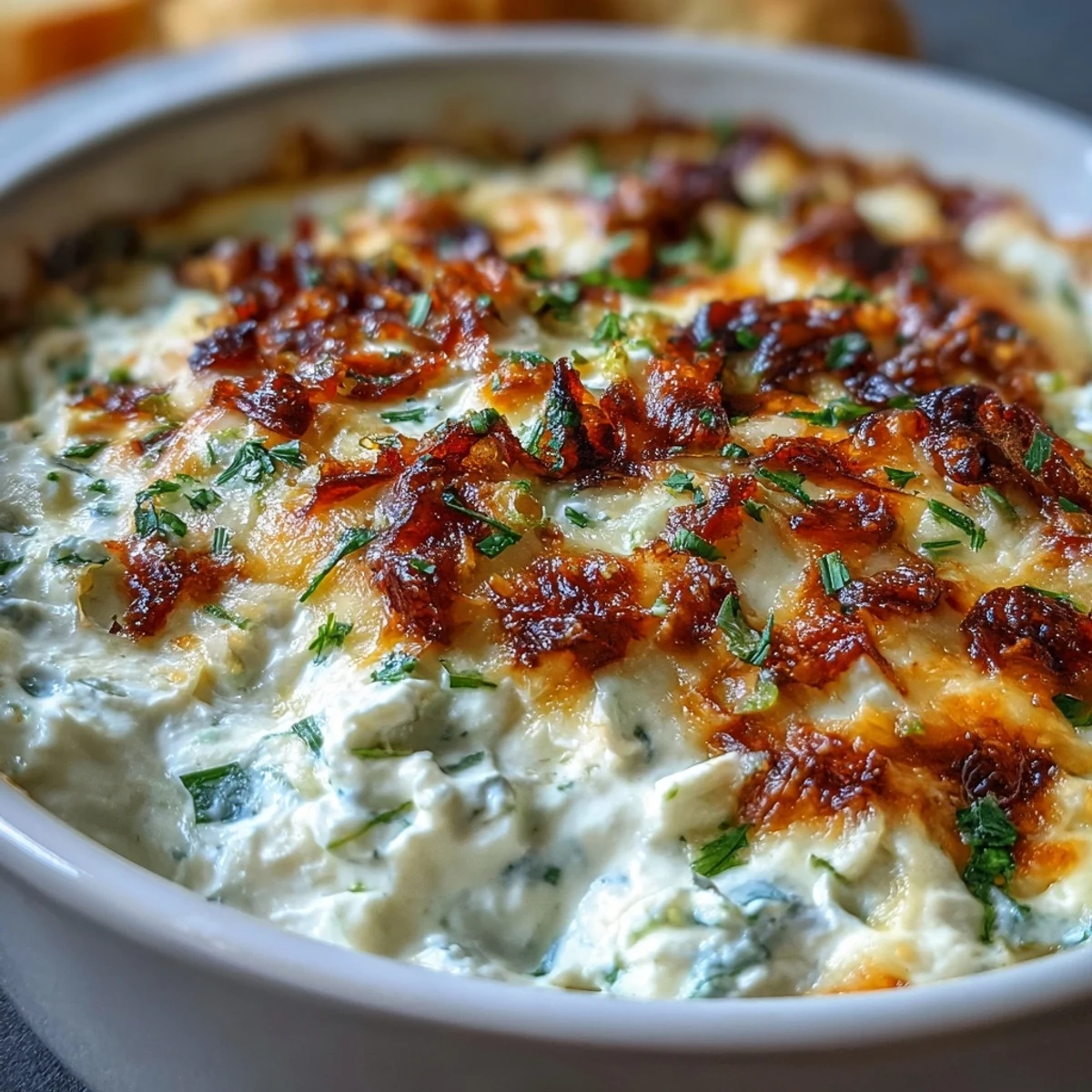 A bowl of baked Cilantro and Lime Chicken With Scoops, topped with fresh cilantro and lime wedges, served warm for party dipping.