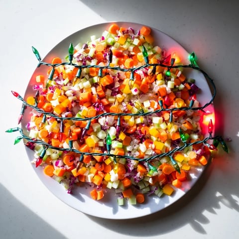 Rainbow Veggie Christmas Lights Wrap Pinwheels, colorful and veggie-filled, perfect for a festive holiday appetizer.