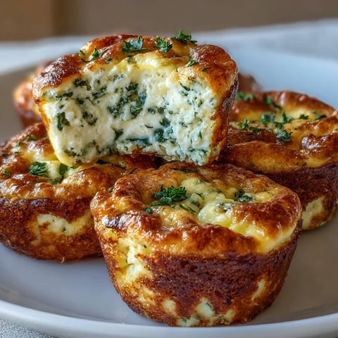 Fluffy Cottage Cheese Egg Bites baked to golden perfection, packed with protein and ready for a healthy breakfast.  