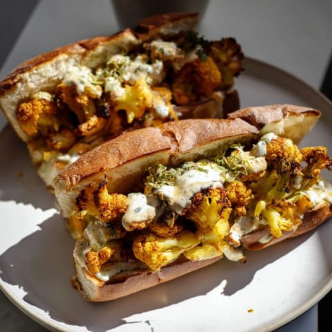 Buffalo Cauliflower Ranch Grilled