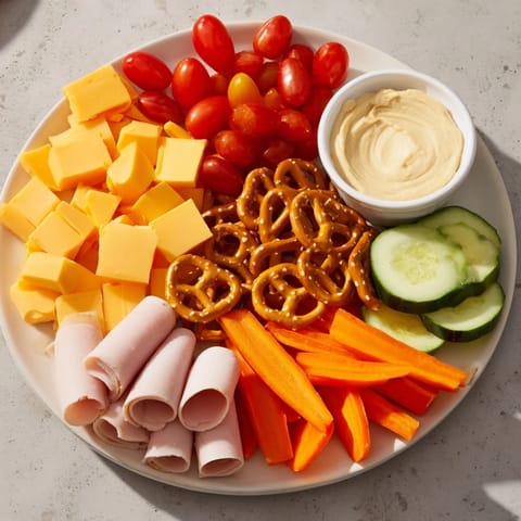 Enjoy this easy and colorful platter of Renard Rusé Snack Assortment, perfect for sharing and snacking.