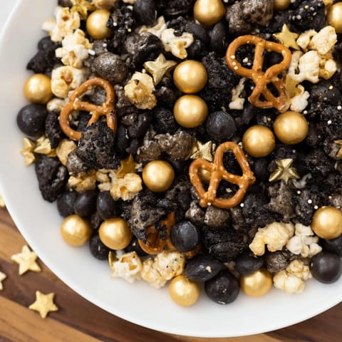 Gold and Black Midnight Snack