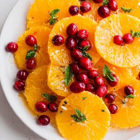 Winter Fruit Orange Cranberries