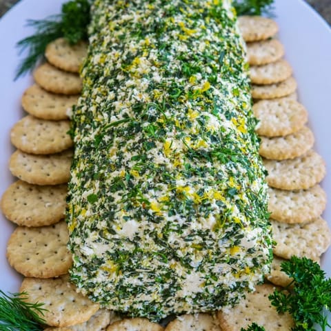 Herb-Coated Cheese Log #86