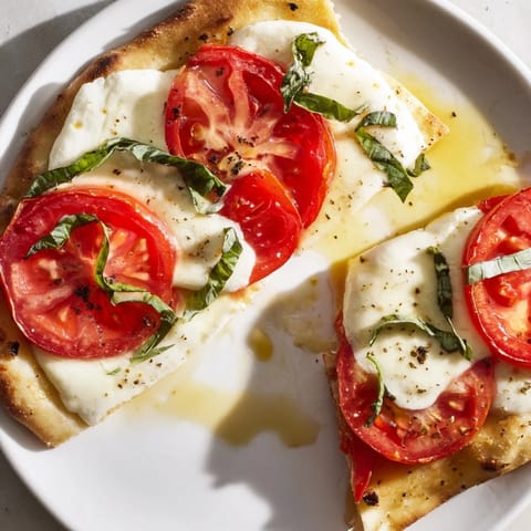 Quick Margherita Naan Pizza #119