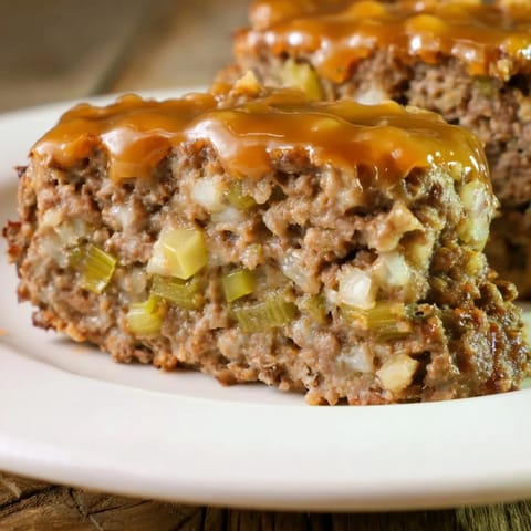Delicious, homemade mini meatloaf bites, baked until golden brown and ready to serve for dinner.