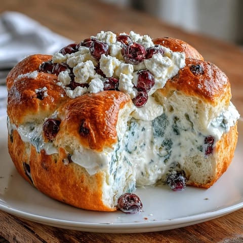 Fluffy Cottage Cheese Blueberry Cloud Bread with golden edges and juicy berries baked into a light, airy texture.