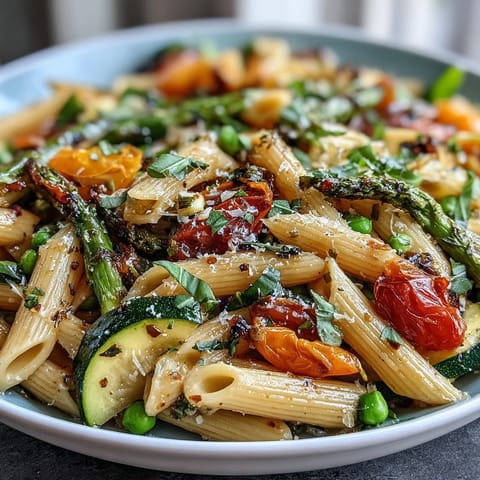 Spring Pasta Primavera Veggies