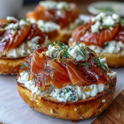 Mother's Day Smoked Salmon Bagel