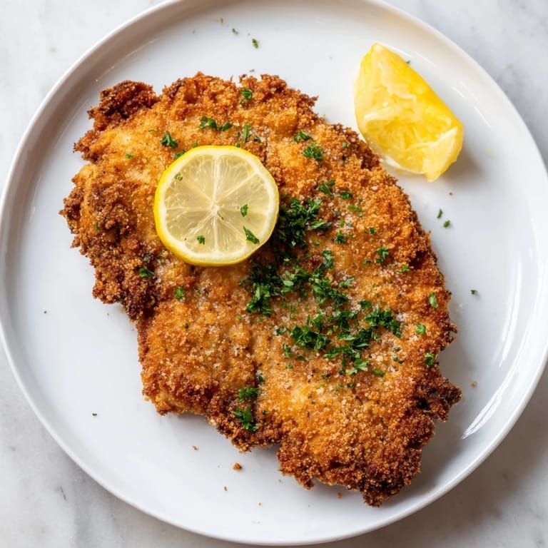 Juicy, tender pork cutlets with perfect breading in this easy Air Fryer Wiener Schnitzel recipe.