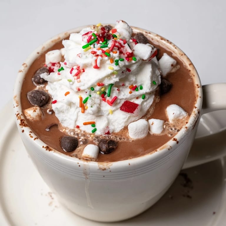 A delicious Reindeer Hot Cocoa Bar arrangement, ready with sweet toppings for a cozy celebration.