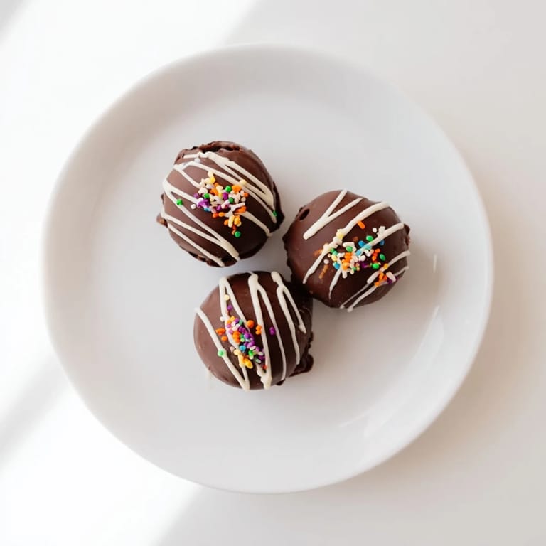 Close-up of handmade Hot Chocolate Bombs with a split shell, showing rich cocoa powder and mini marshmallows ready to melt into creamy hot chocolate.