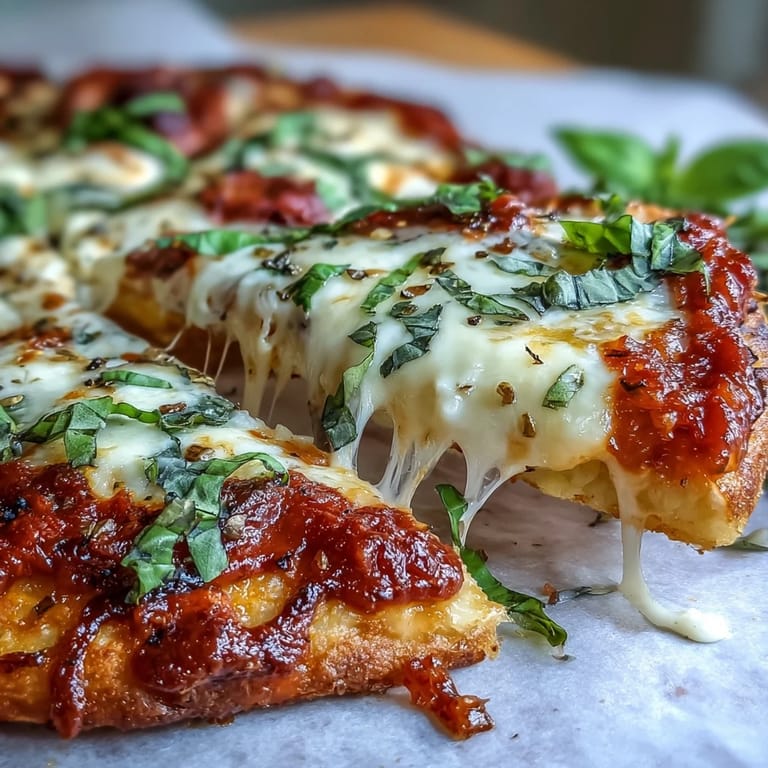 Sliced into wedges, these quick vegetarian pizzas are perfect for a busy weeknight dinner.