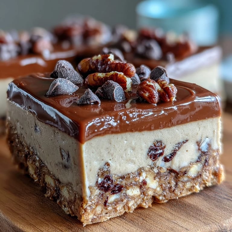 Protein-packed cookie dough bars made with almond flour and vanilla protein powder, great for post-workout fuel.  