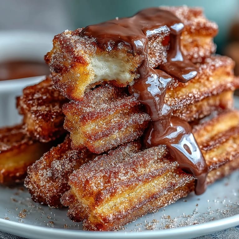 2. Crispy churro bites tossed in cinnamon sugar, served warm with silky chocolate dipping sauce—a festive Mexican dessert perfect for sharing.  
