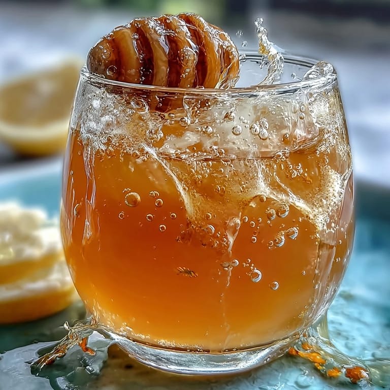 Refreshing homemade fermented lemonade in a glass jar, tangy and lightly sweet with hints of ginger and honey.